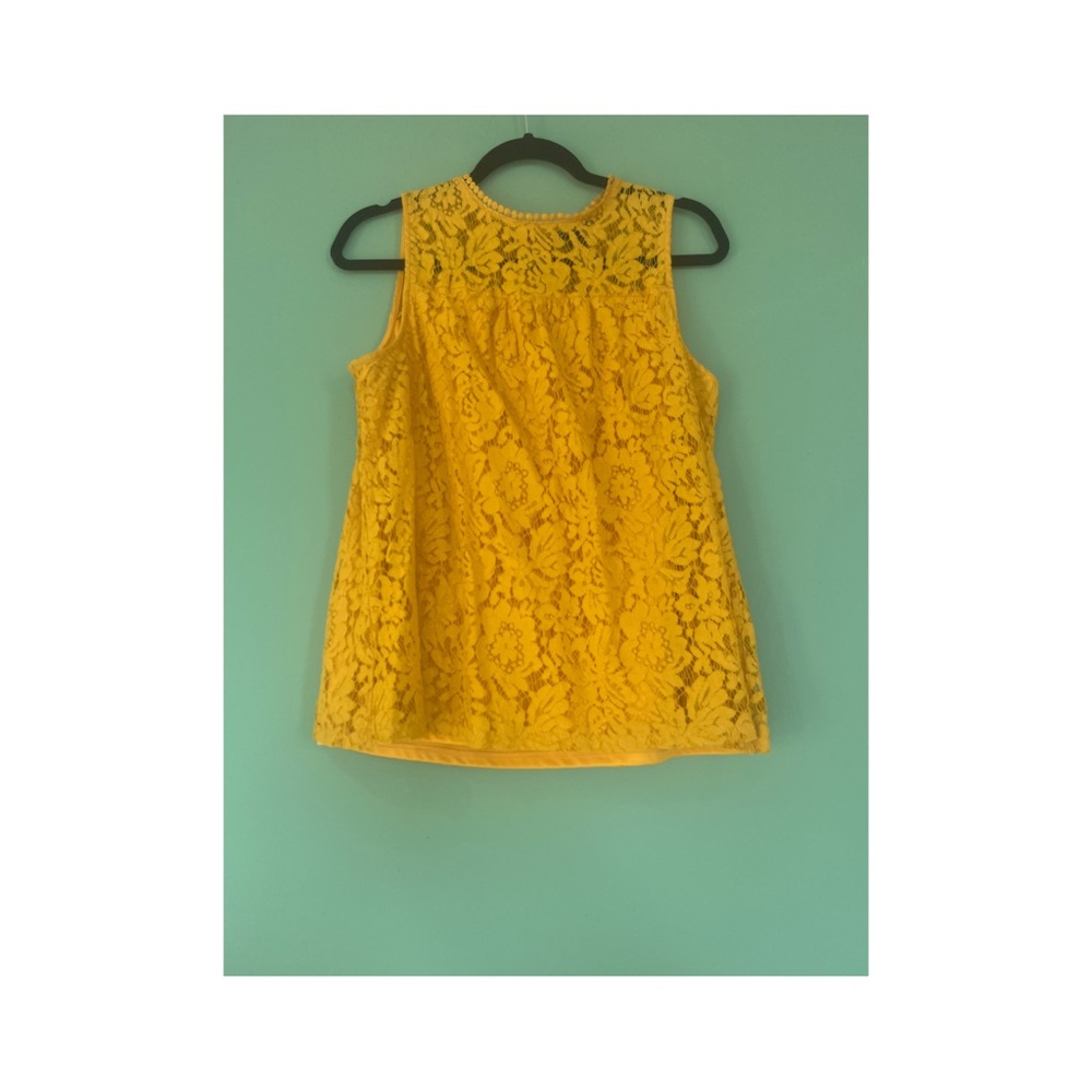 Yellow Lace Top